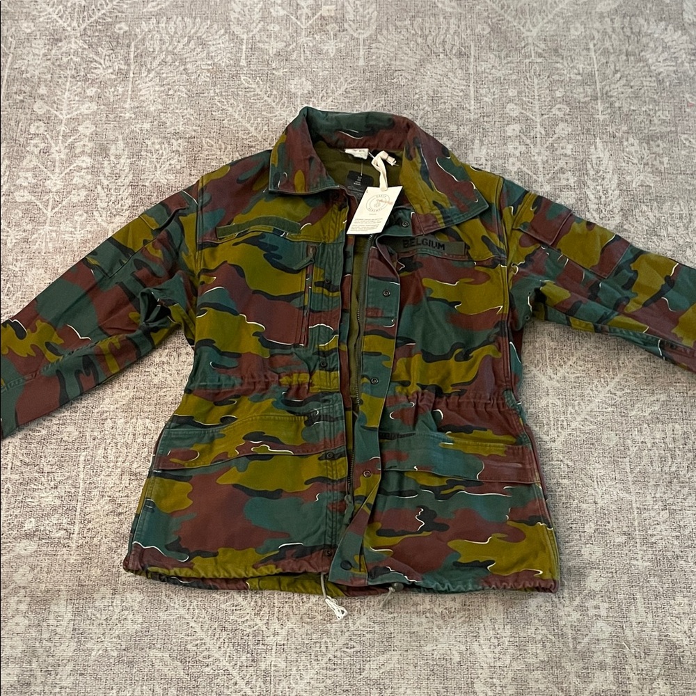 Sentex 1997 Vintage Belgian Jigsaw Camouflage Field Jack Size Medium/Small